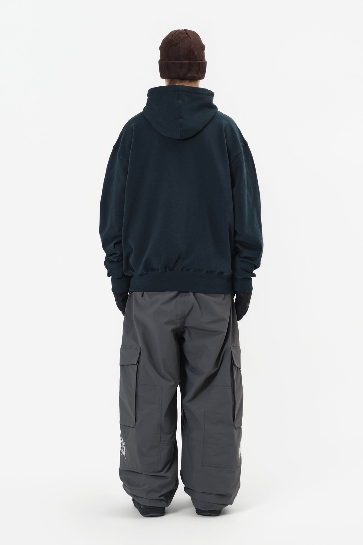 VERT VOLT CARGO BIG PANTS (WIDE FIT LV.1) DARK SHADOW