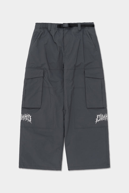 VERT VOLT CARGO BIG PANTS (WIDE FIT LV.1) DARK SHADOW
