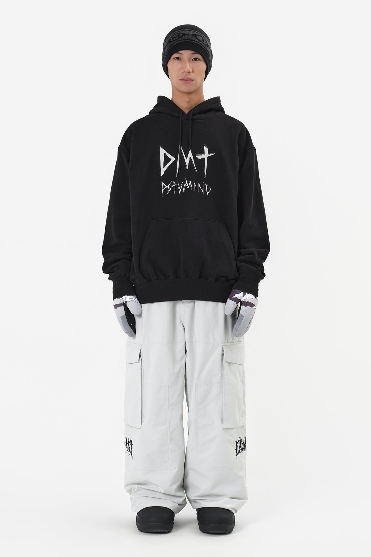 VERT VOLT CARGO BIG PANTS (WIDE FIT LV.1) WHITE