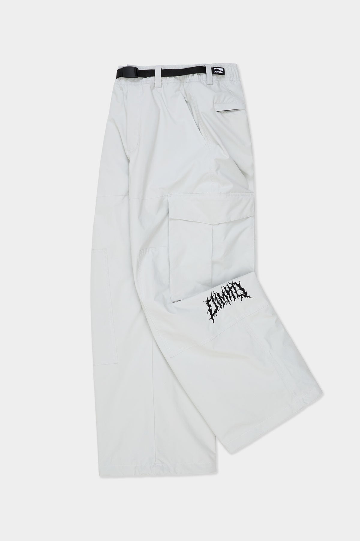 VERT VOLT CARGO BIG PANTS (WIDE FIT LV.1) WHITE