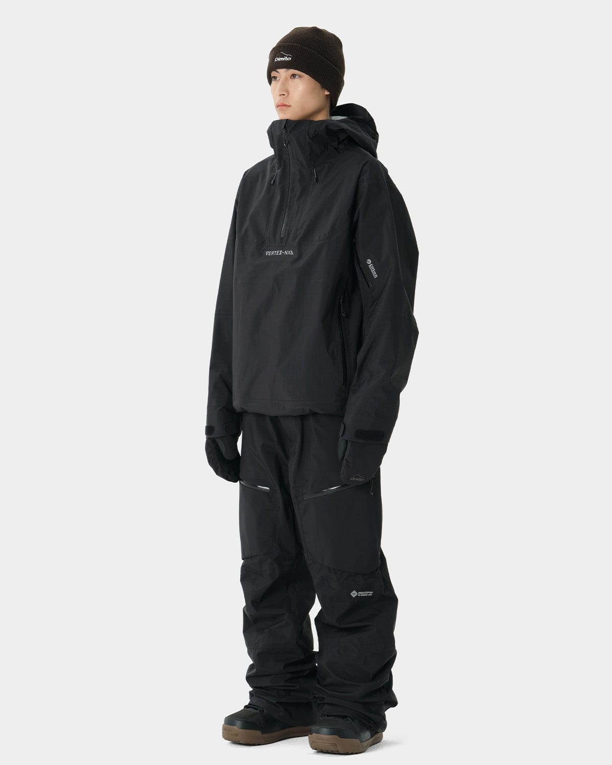 VERT VTX 3L ANORAK JACKET BLACK