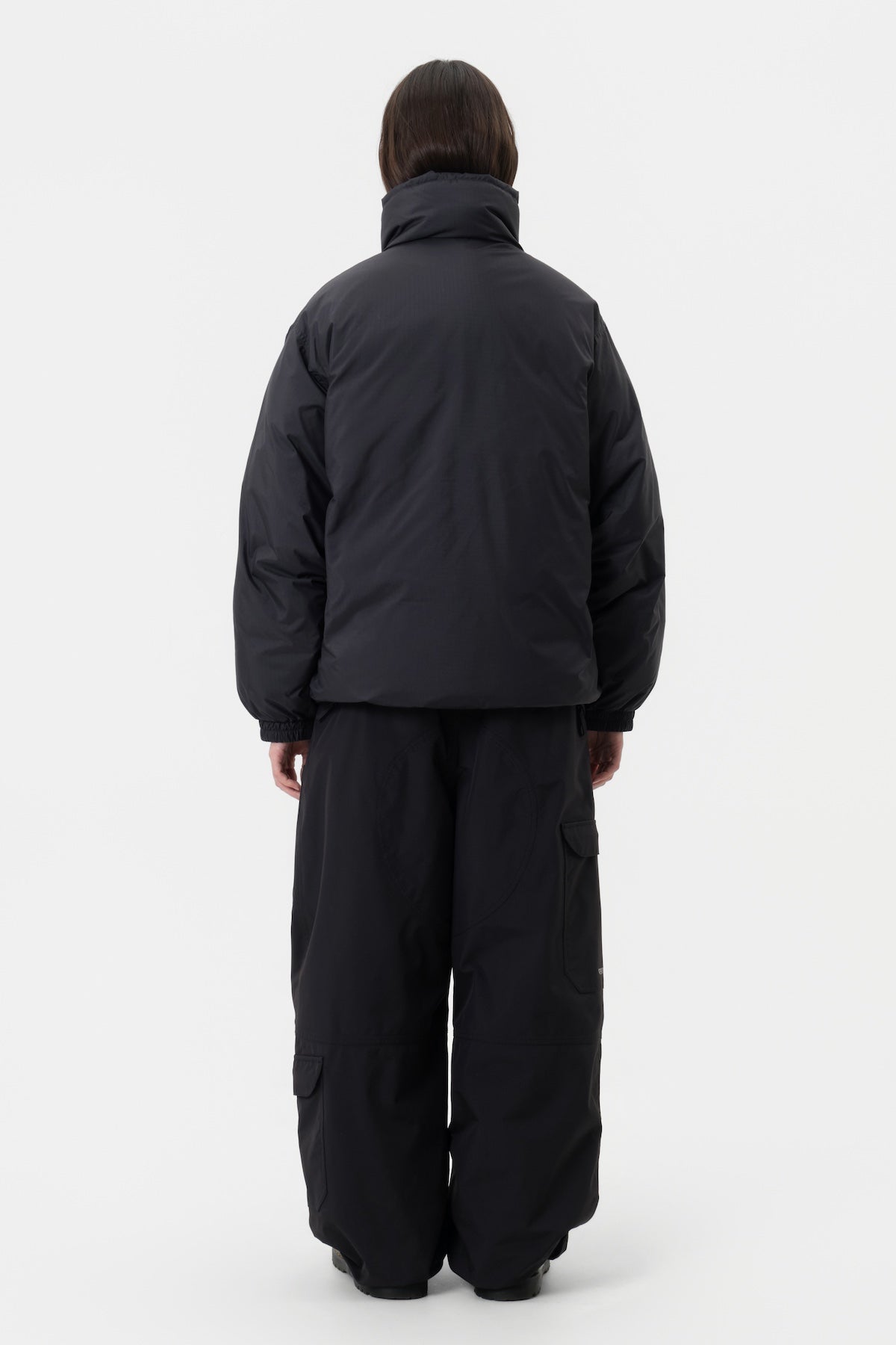 VERT VTX BANDED CARGO PANTS (WIDE FIT LV.1) BLACK