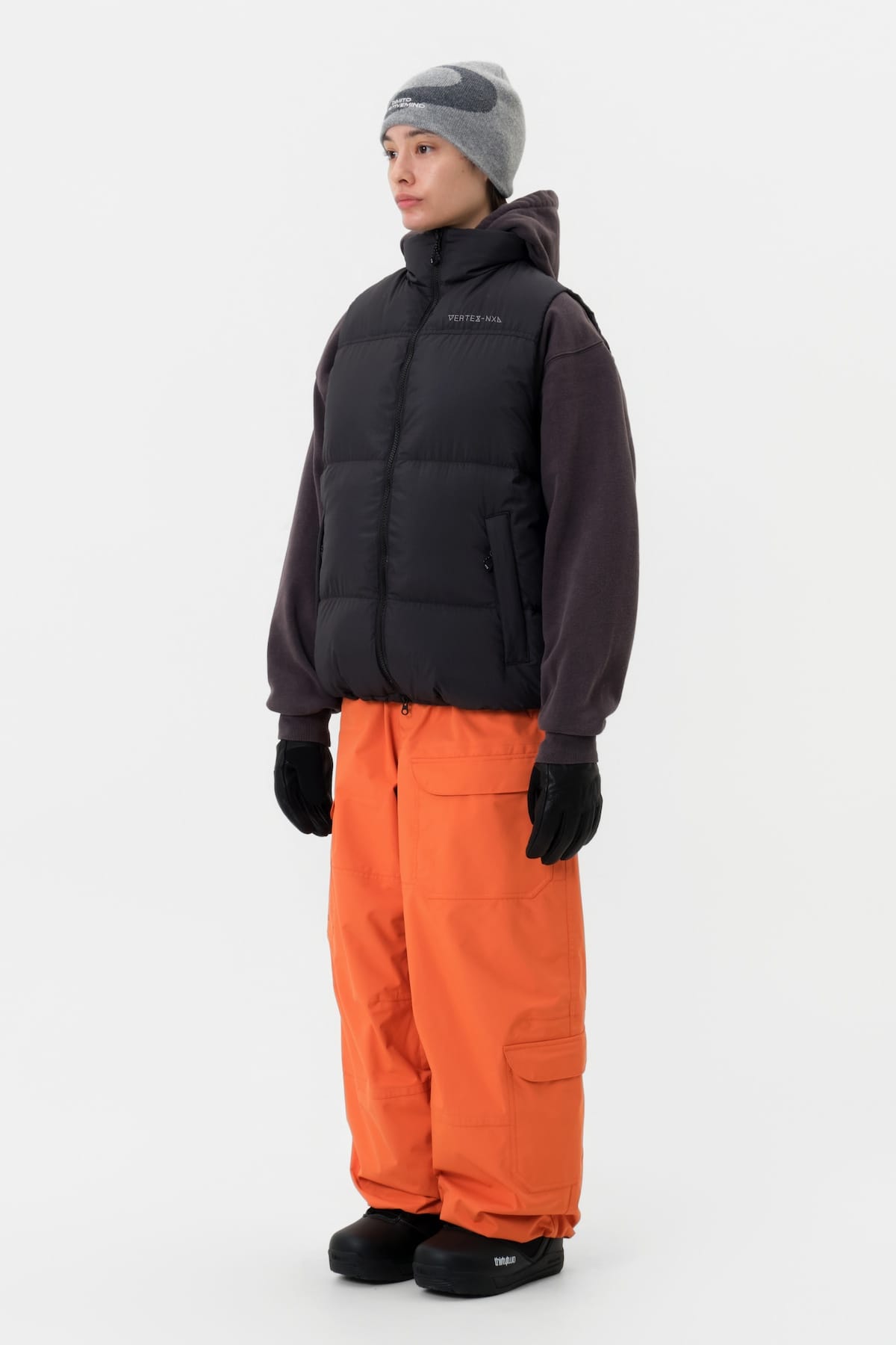 [INVITED] VTX BANDED CARGO PANTS (WIDE FIT LV.1) DEEP ORANGE