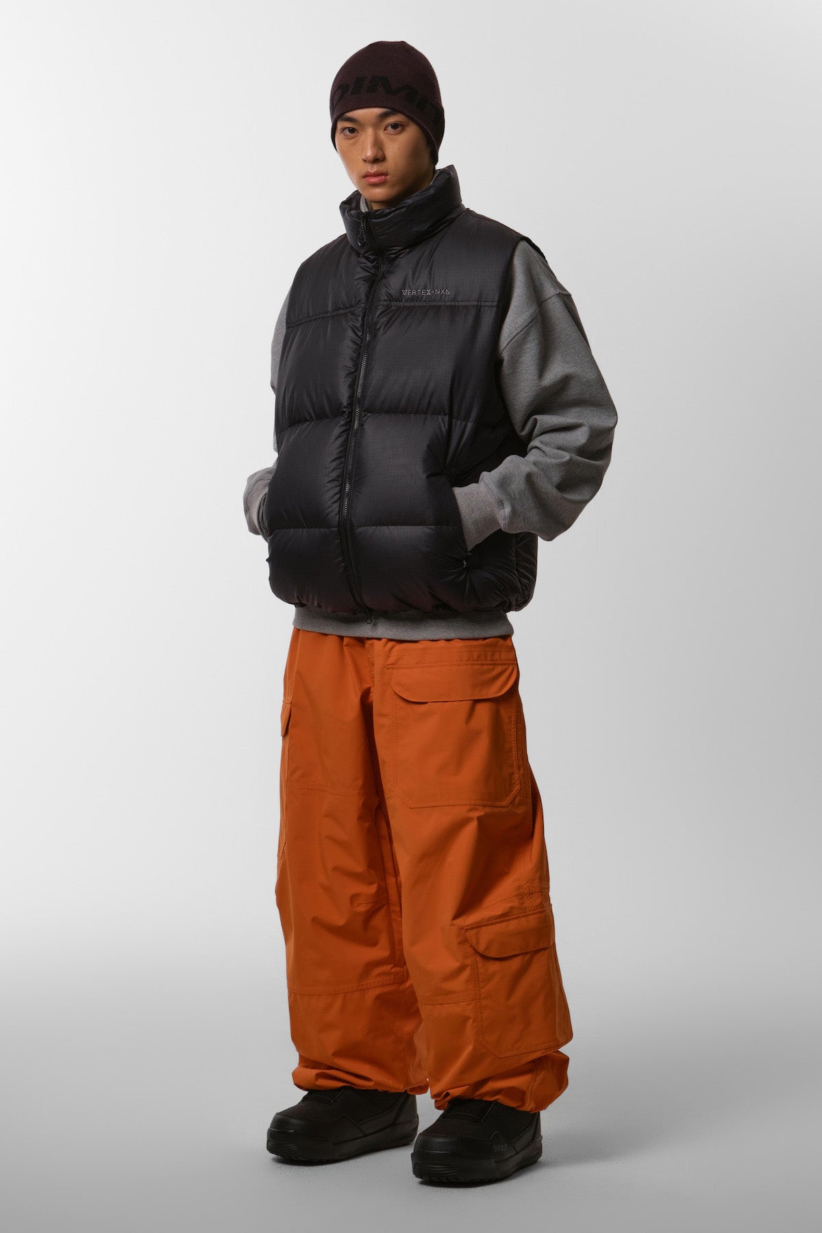 [PROMO] VTX BANDED CARGO PANTS (WIDE FIT LV.1) DEEP ORANGE