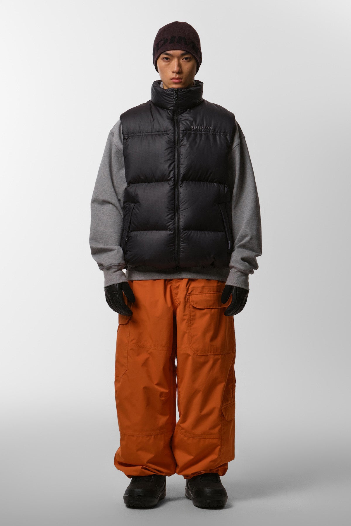 VERT VTX BANDED CARGO PANTS (WIDE FIT LV.1) DEEP ORANGE