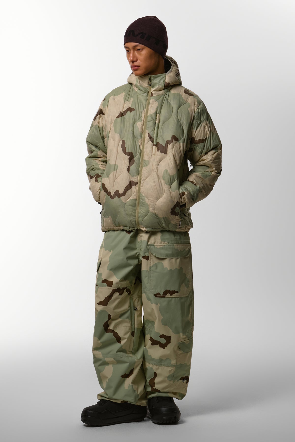 [INVITED] VTX BANDED CARGO PANTS (WIDE FIT LV.1) DESERT CAMO