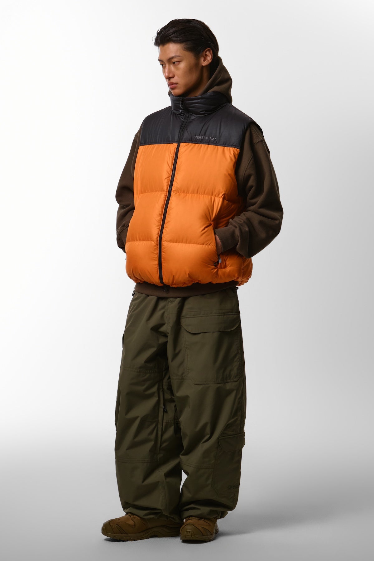 VERT VTX BANDED CARGO PANTS (WIDE FIT LV.1) OLIVE