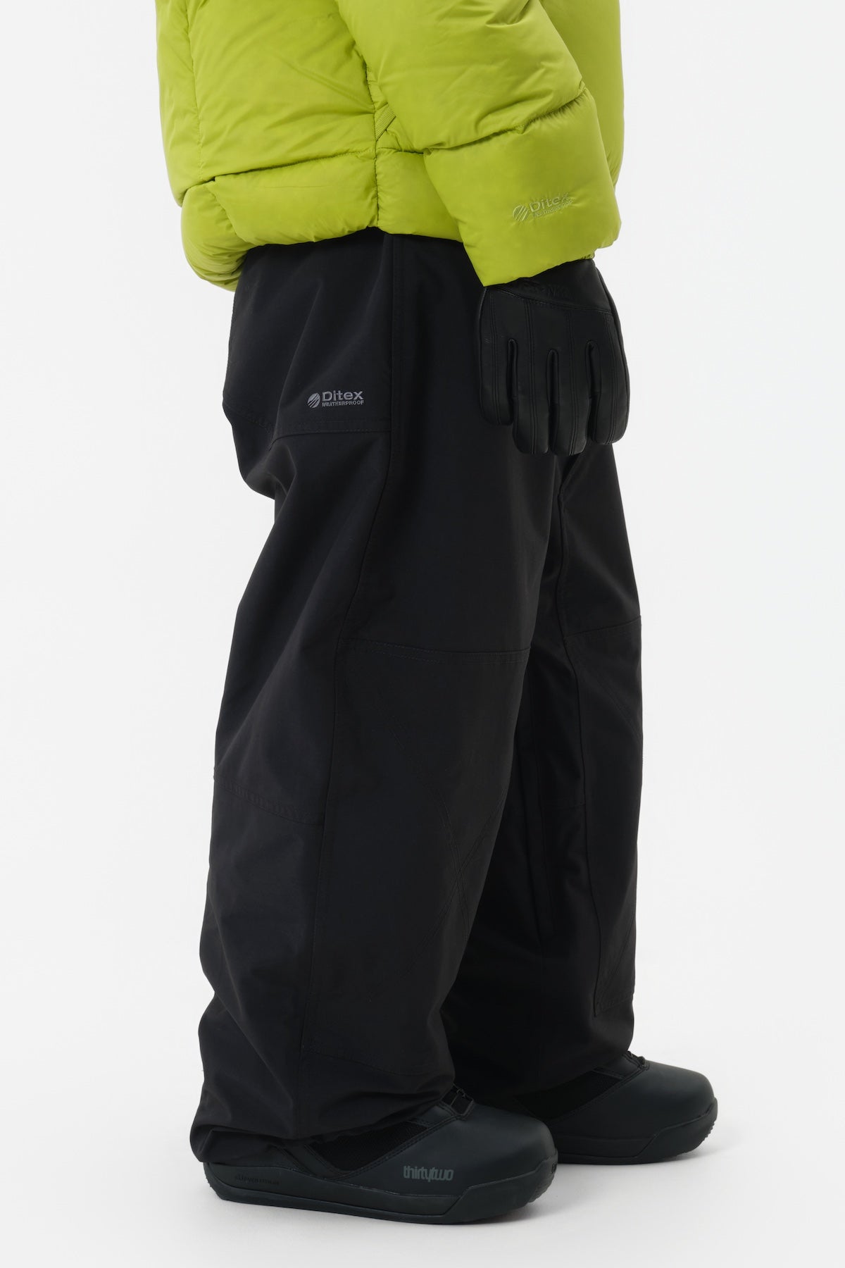 VERT VTX BANDED DOUBLE KNEE PANTS (WIDE FIT LV.1) BLACK