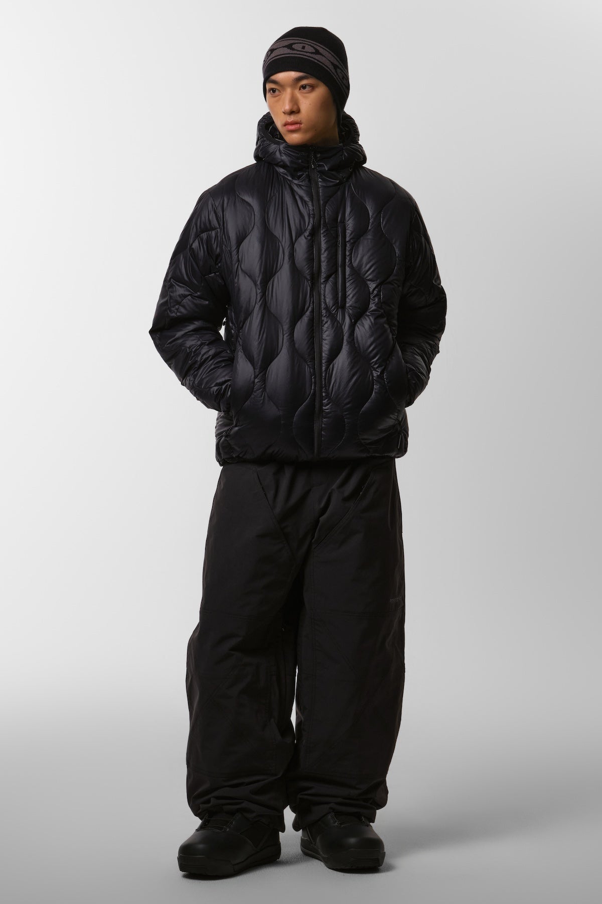 VERT VTX BANDED DOUBLE KNEE PANTS (WIDE FIT LV.1) BLACK