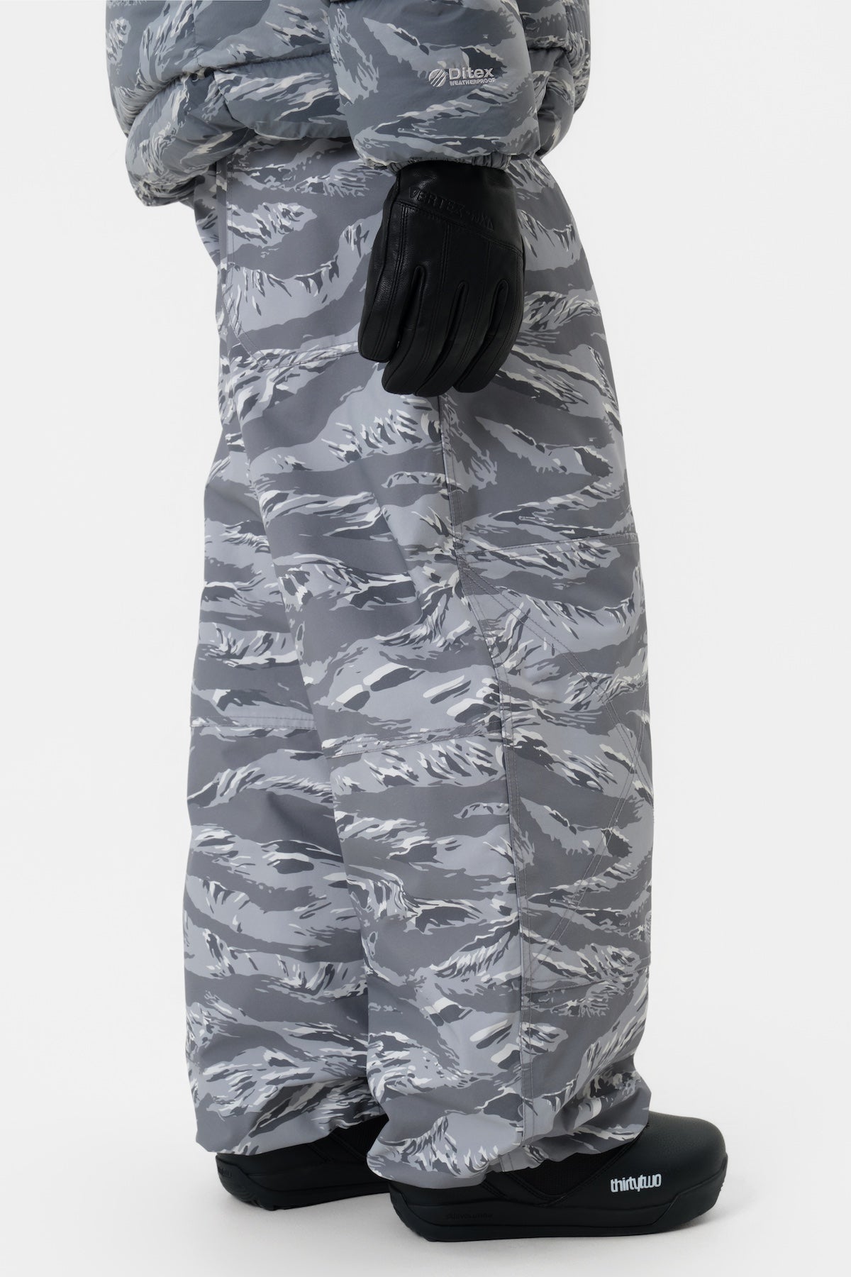 [INVITED] VTX BANDED DOUBLE KNEE PANTS (WIDE FIT LV.1) TIGER GREY CAMO