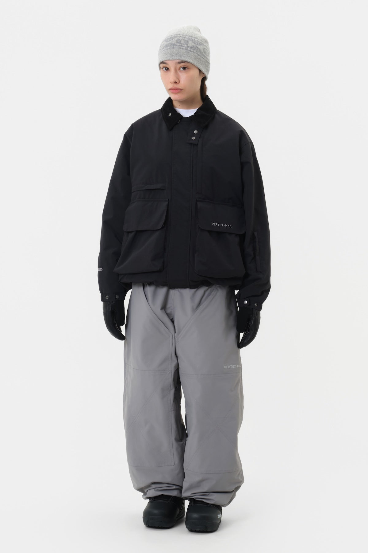 [INVITED] VTX BANDED DOUBLE KNEE PANTS (WIDE FIT LV.1) WILD DOVE