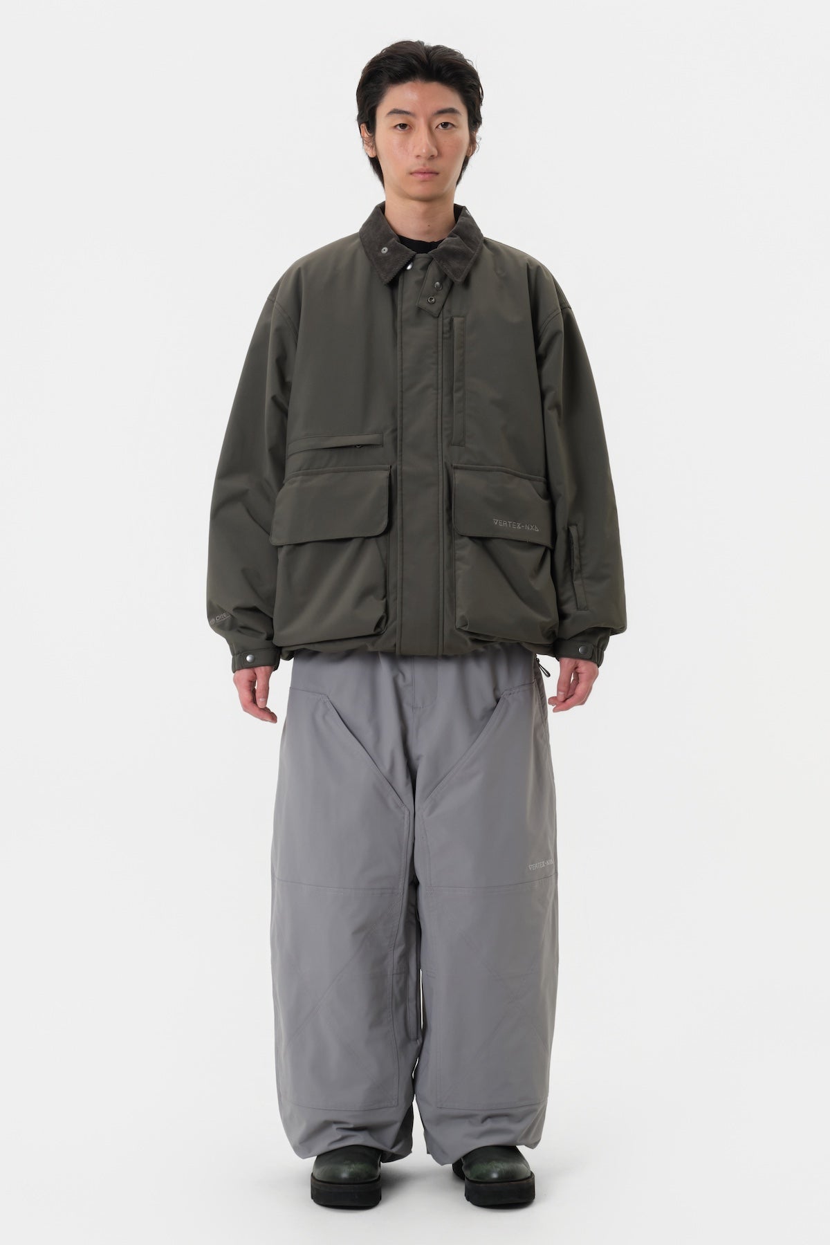 [INVITED] VTX BANDED DOUBLE KNEE PANTS (WIDE FIT LV.1) WILD DOVE