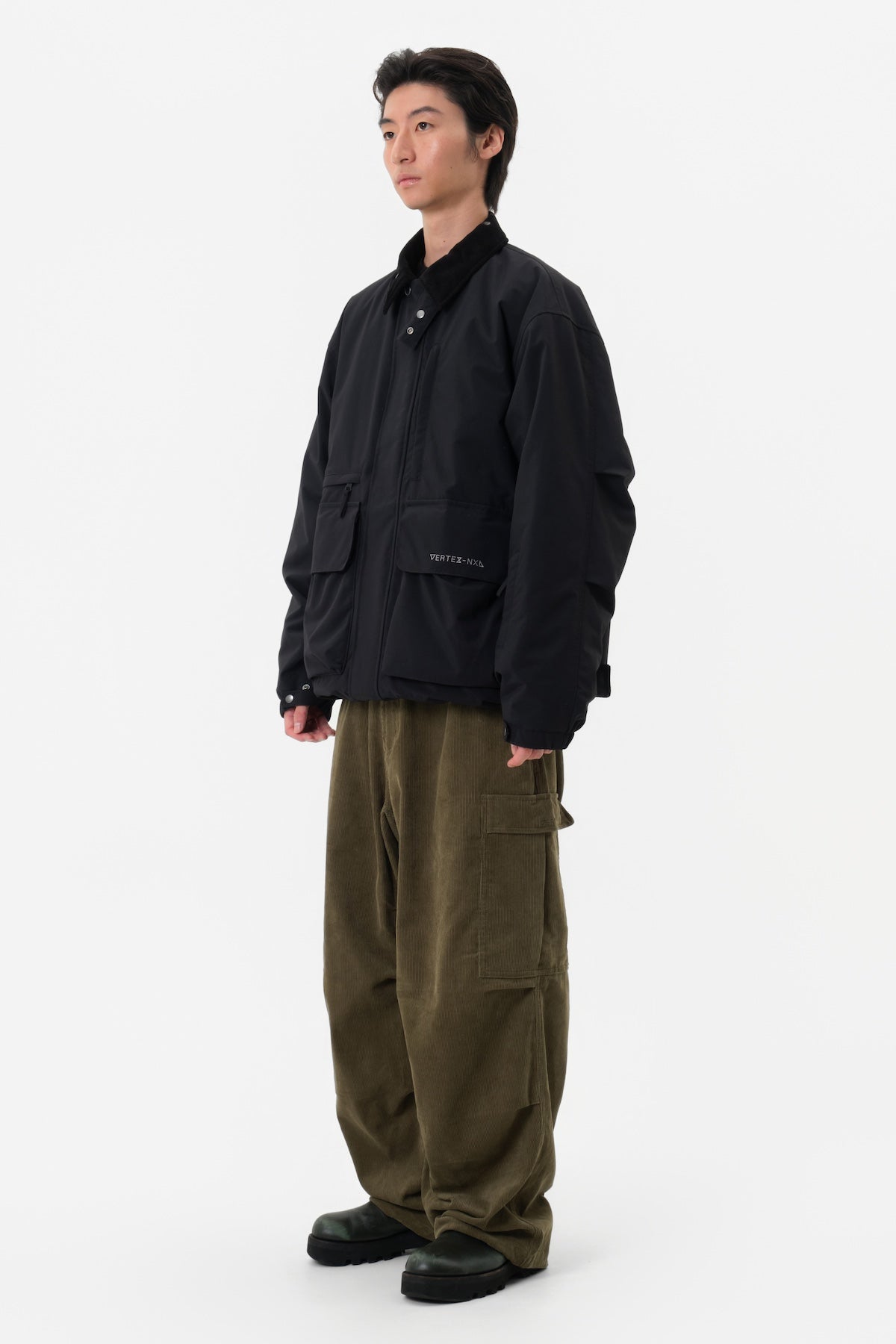 VERT VTX CORDUROY CARGO PANTS (RELAXED FIT) KHAKI