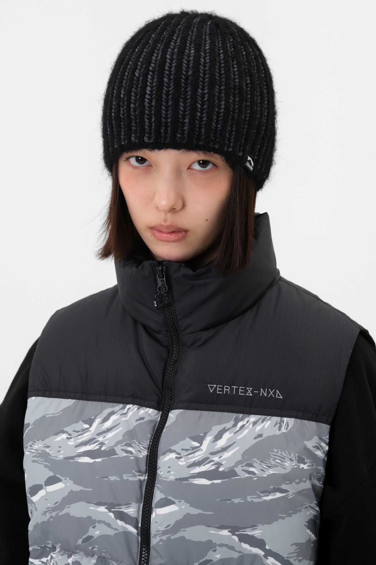 VERT VTX DOWN VEST TIGER GREY CAMO
