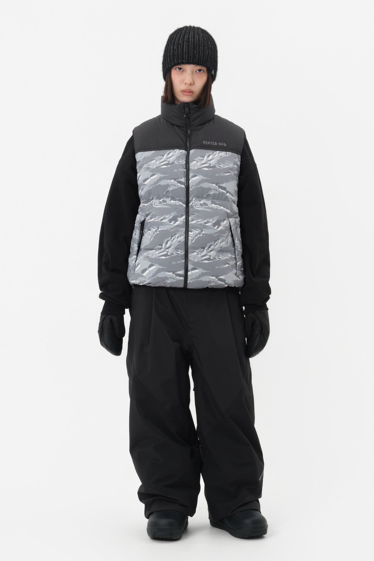 VERT VTX DOWN VEST TIGER GREY CAMO