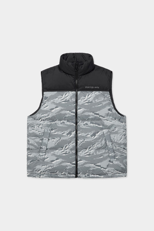 VERT VTX DOWN VEST TIGER GREY CAMO