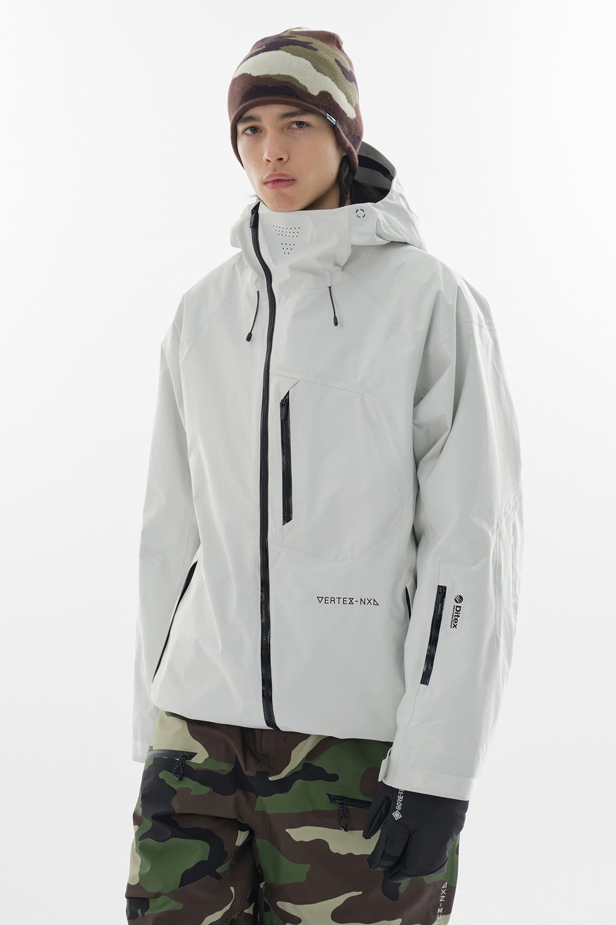 VERT VTX HIDDEN TEMP CONTROL JACKET STAR WHITE