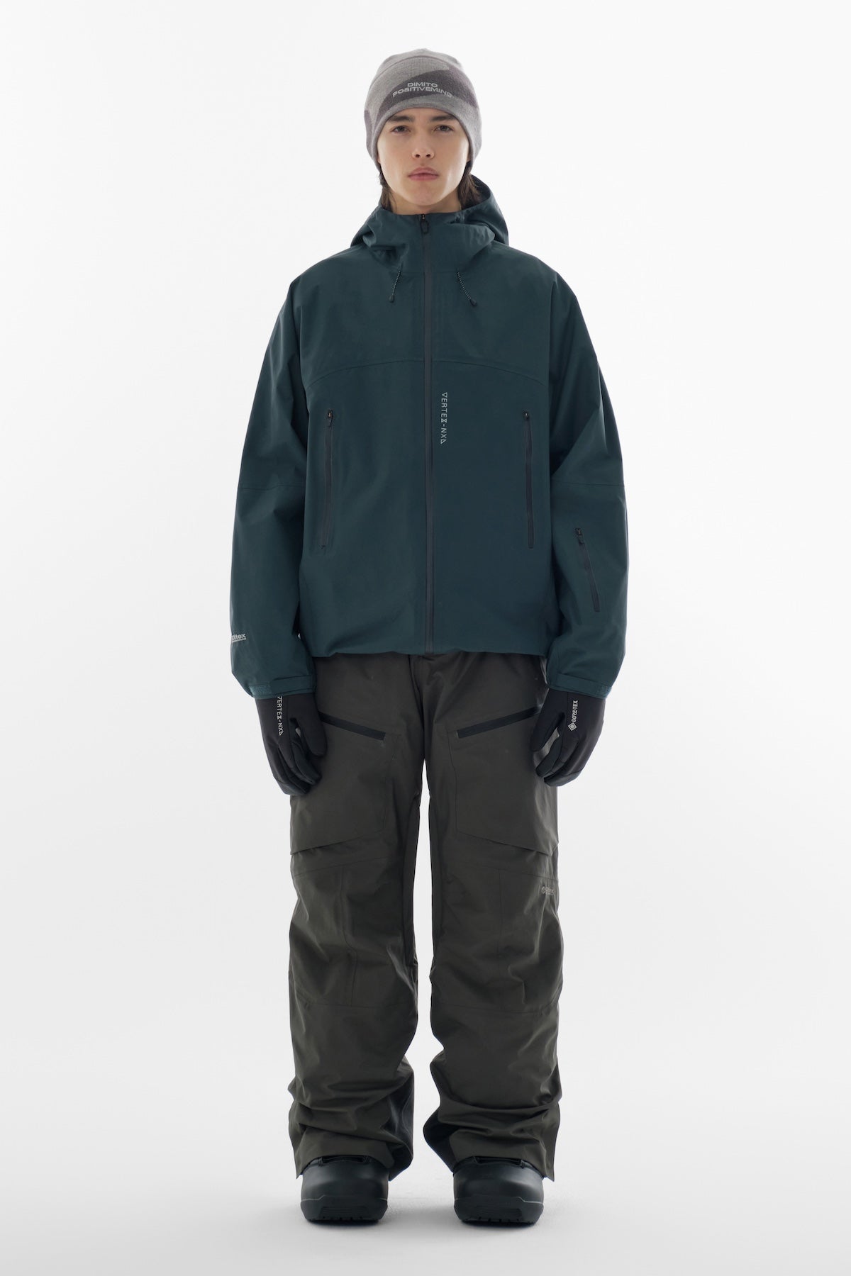 VERT VTX SHELL 3L JACKET DARK GREEN