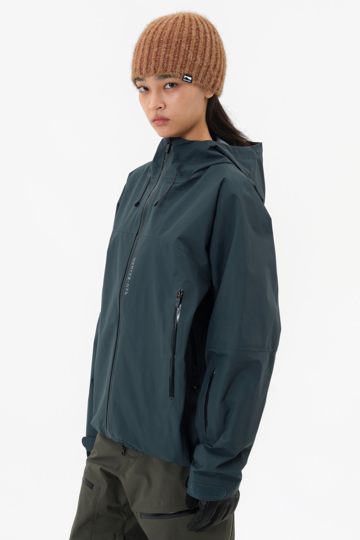 VERT VTX SHELL 3L JACKET DARK GREEN