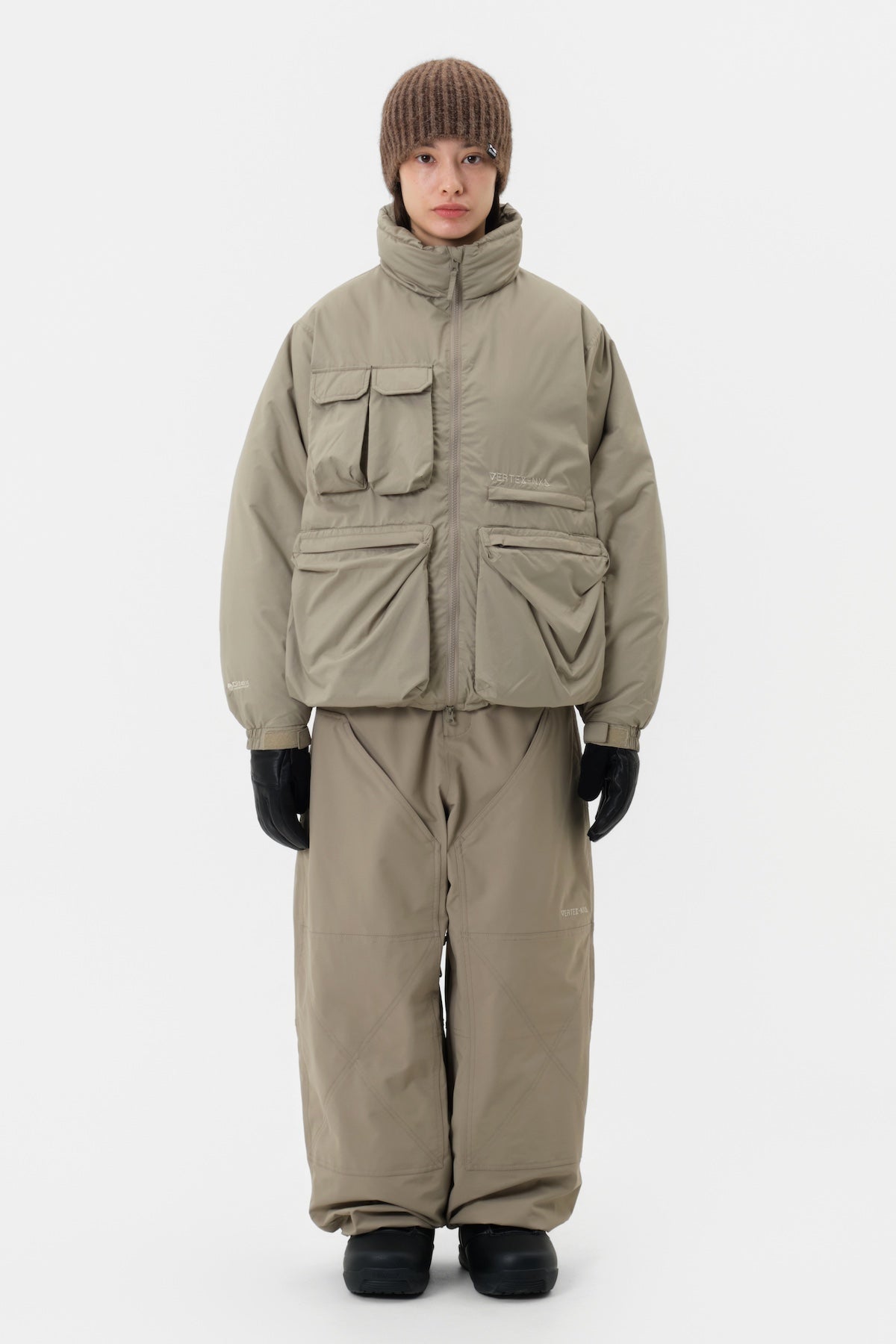 [INVITED] VTX UTILITY DOWN JACKET DEEP BEIGE
