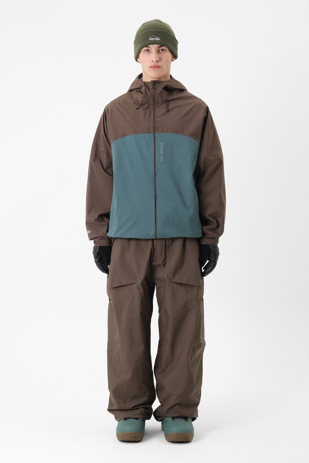 [INVITED] VTX WIND 3L JACKET DARK BROWN
