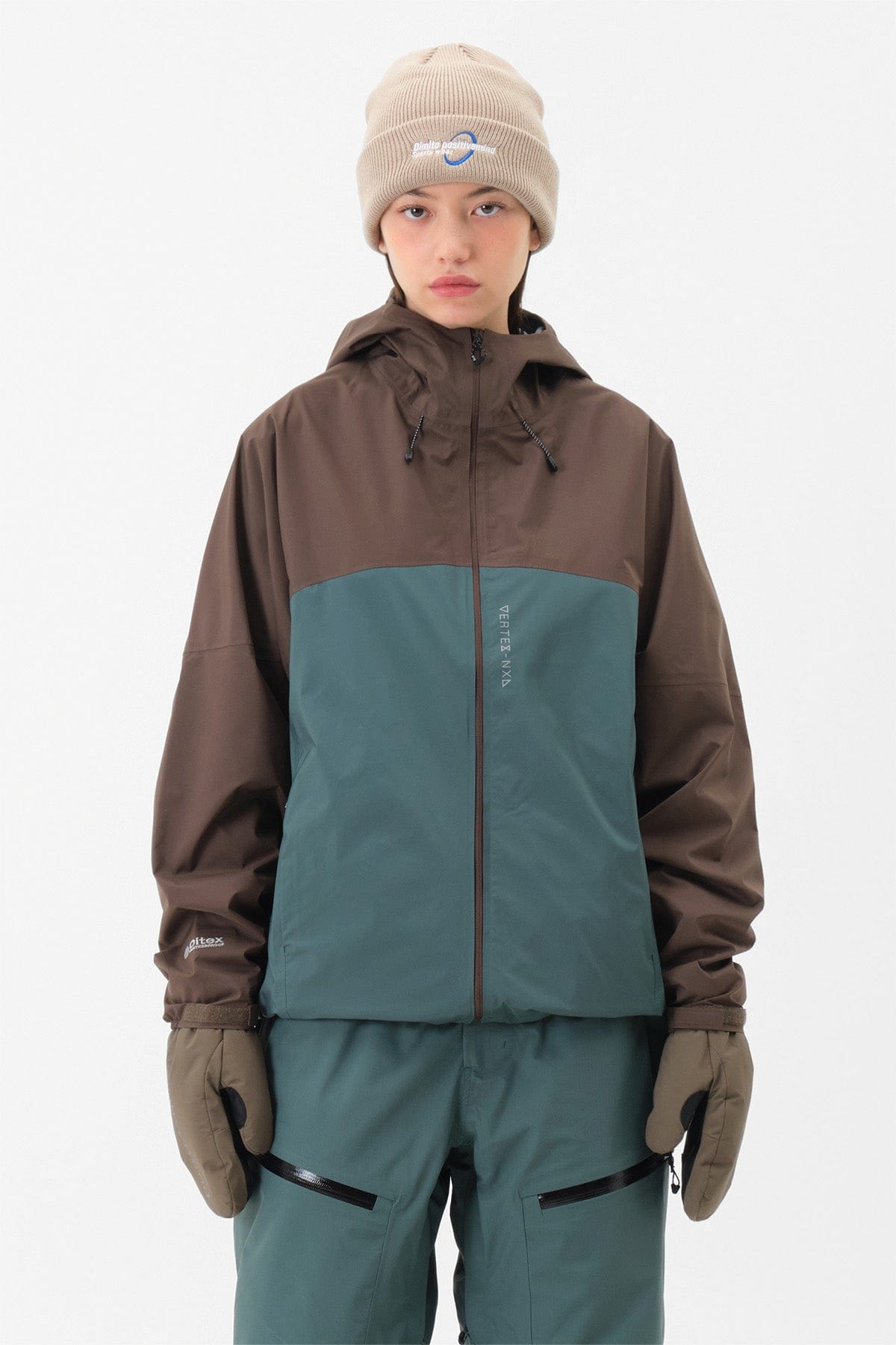 [INVITED] VTX WIND 3L JACKET DARK BROWN