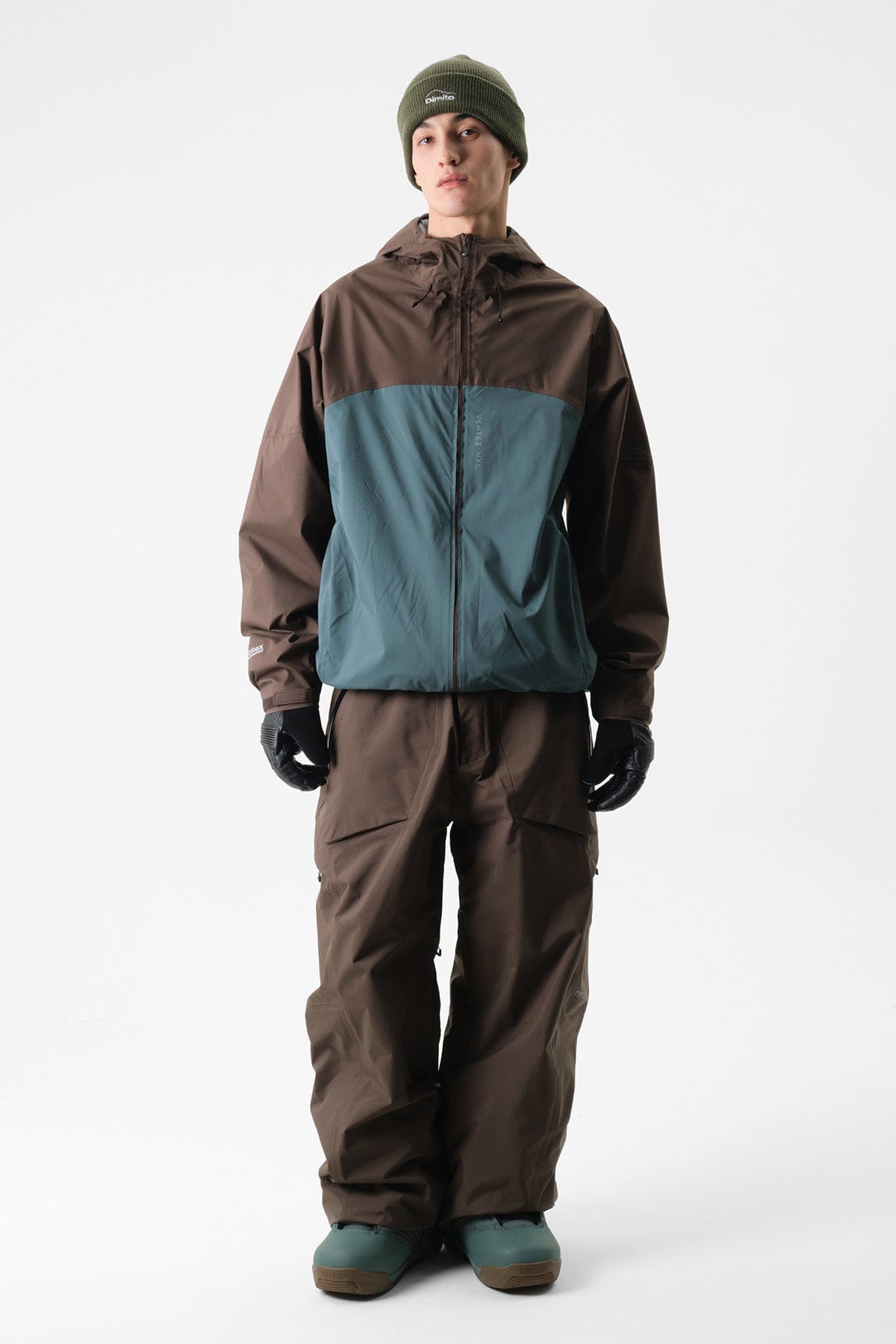 [INVITED] VTX WIND 3L JACKET DARK BROWN