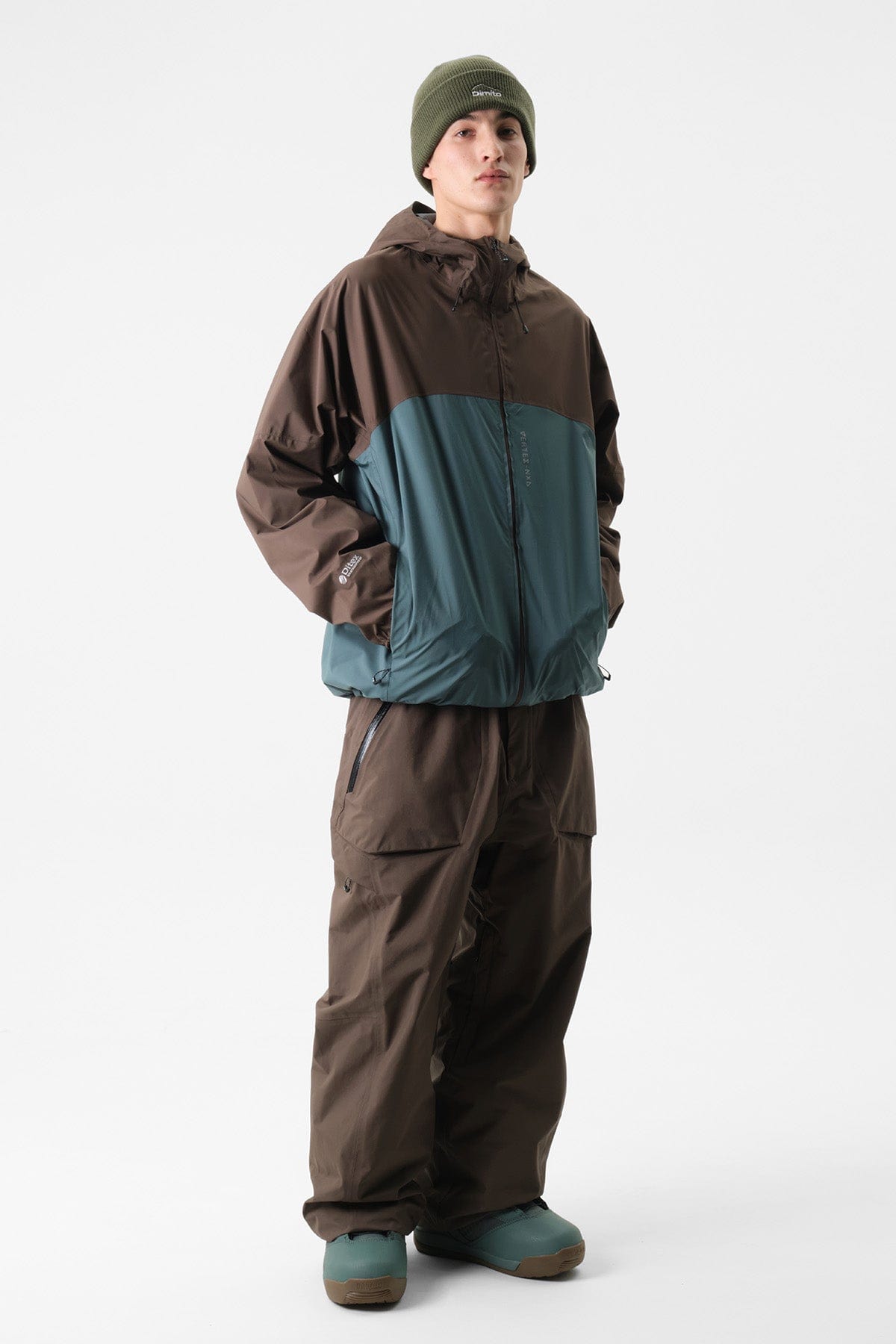 [INVITED] VTX WIND 3L JACKET DARK BROWN