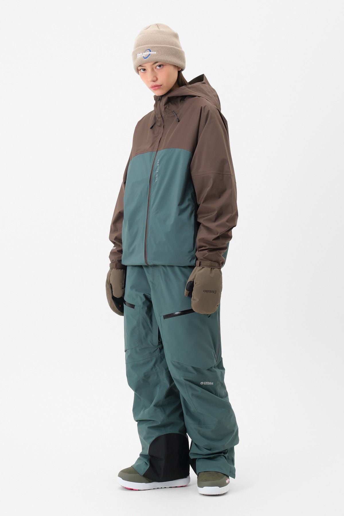 [INVITED] VTX WIND 3L JACKET DARK BROWN