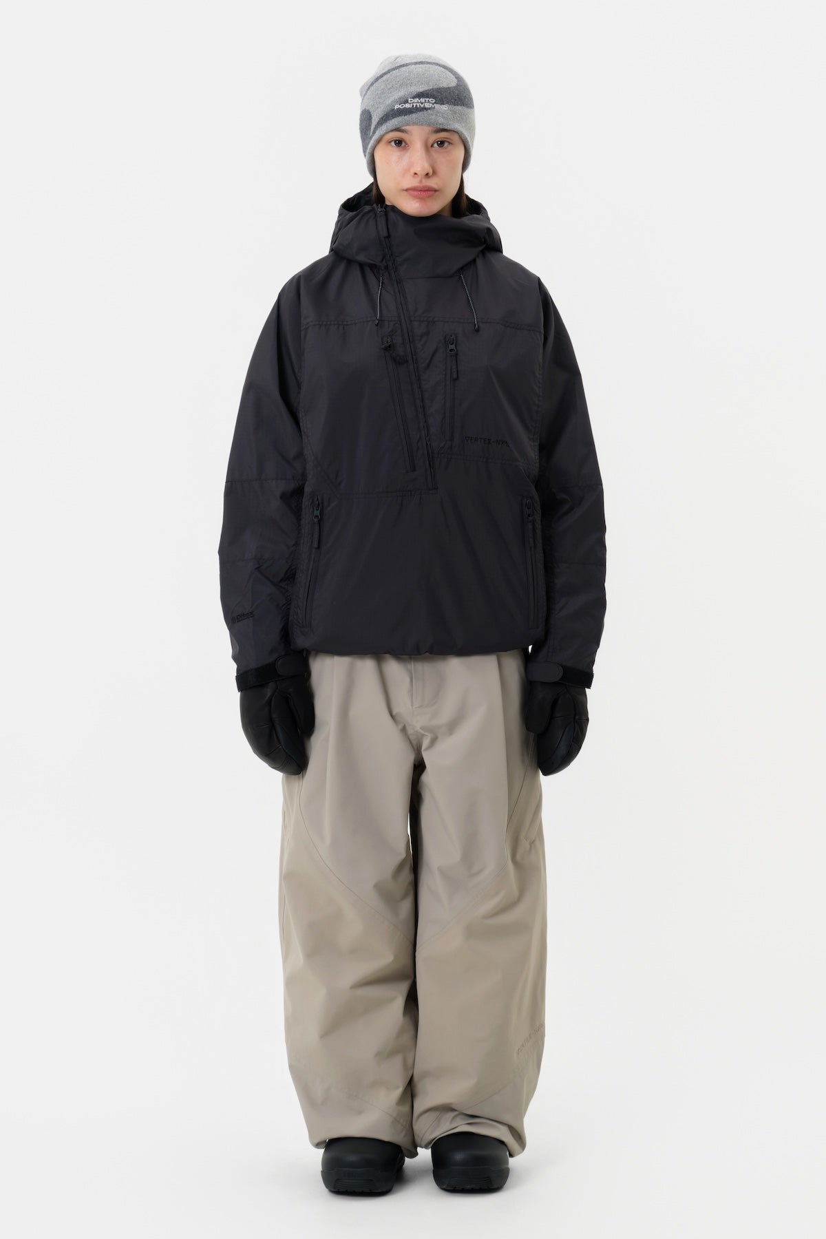 [INVITED] VTX WIND ANORAK JACKET BLACK