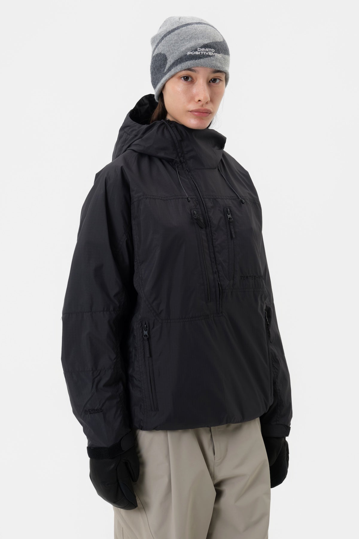 [INVITED] VTX WIND ANORAK JACKET BLACK