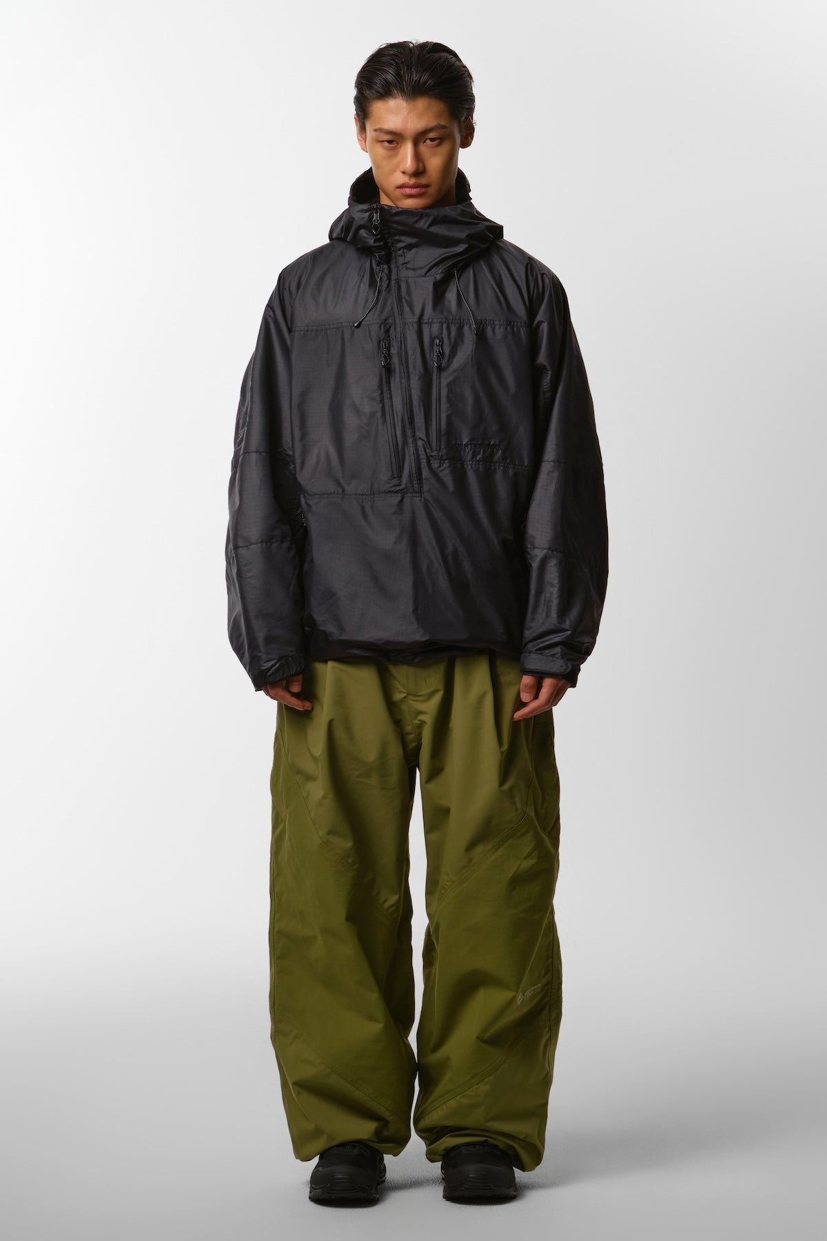 [INVITED] VTX WIND ANORAK JACKET BLACK
