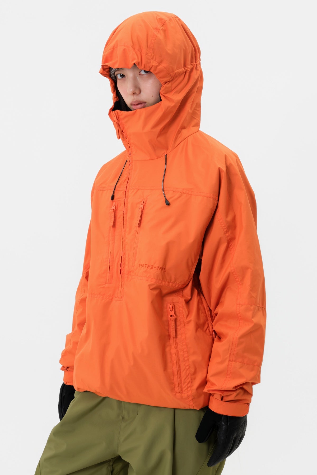 VERT VTX WIND ANORAK JACKET DEEP ORANGE