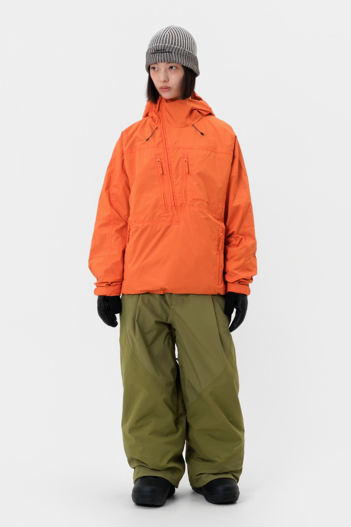 VERT VTX WIND ANORAK JACKET DEEP ORANGE