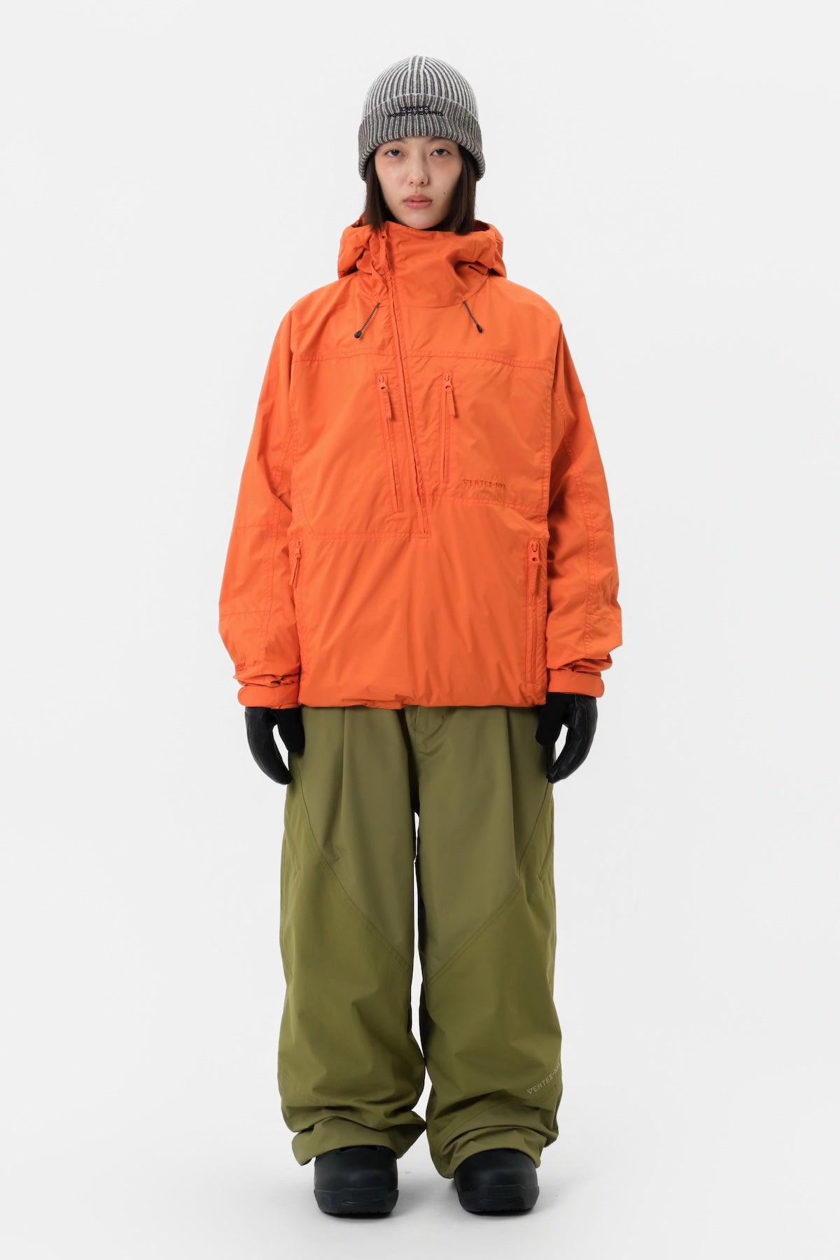 VERT VTX WIND ANORAK JACKET DEEP ORANGE