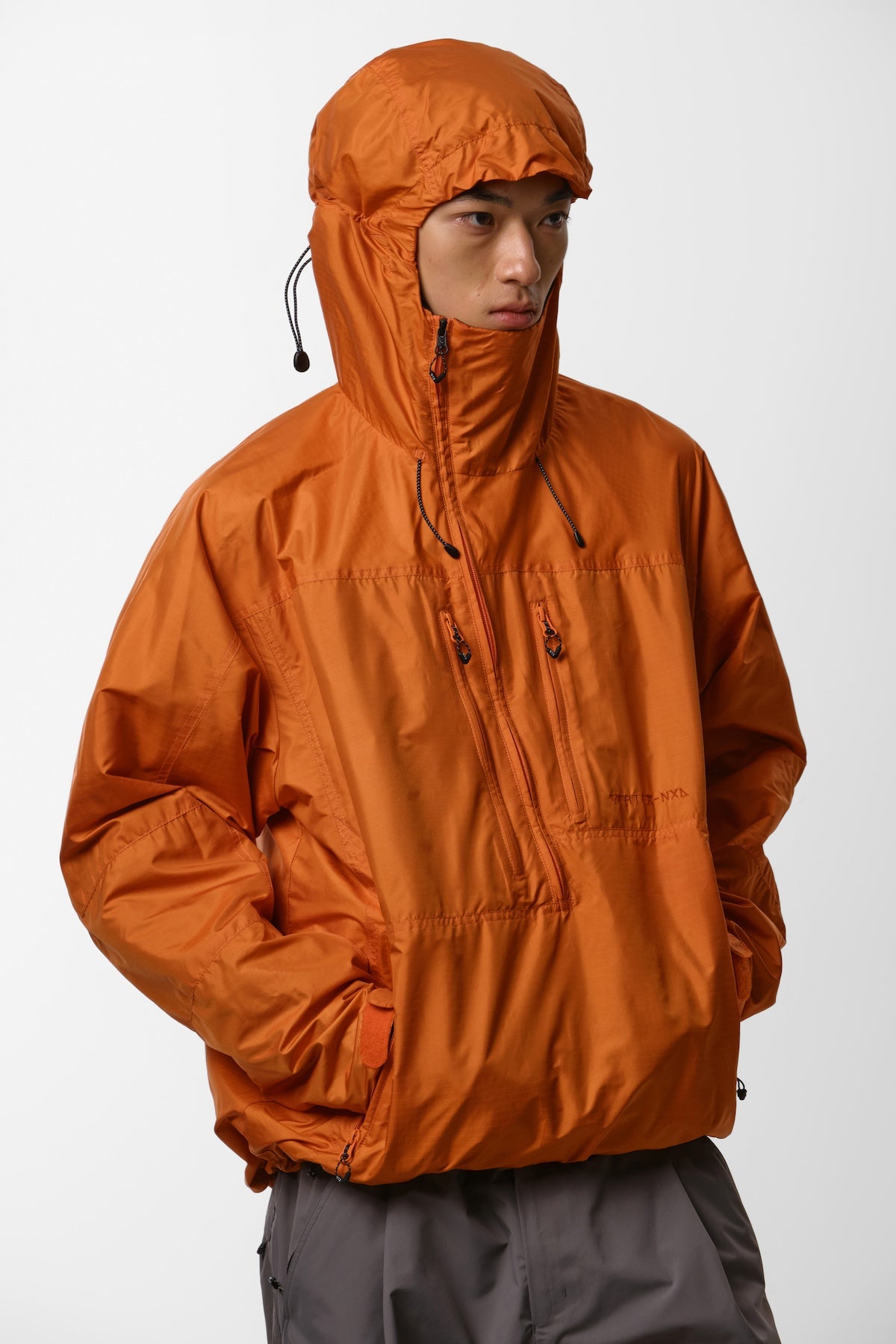VERT VTX WIND ANORAK JACKET DEEP ORANGE