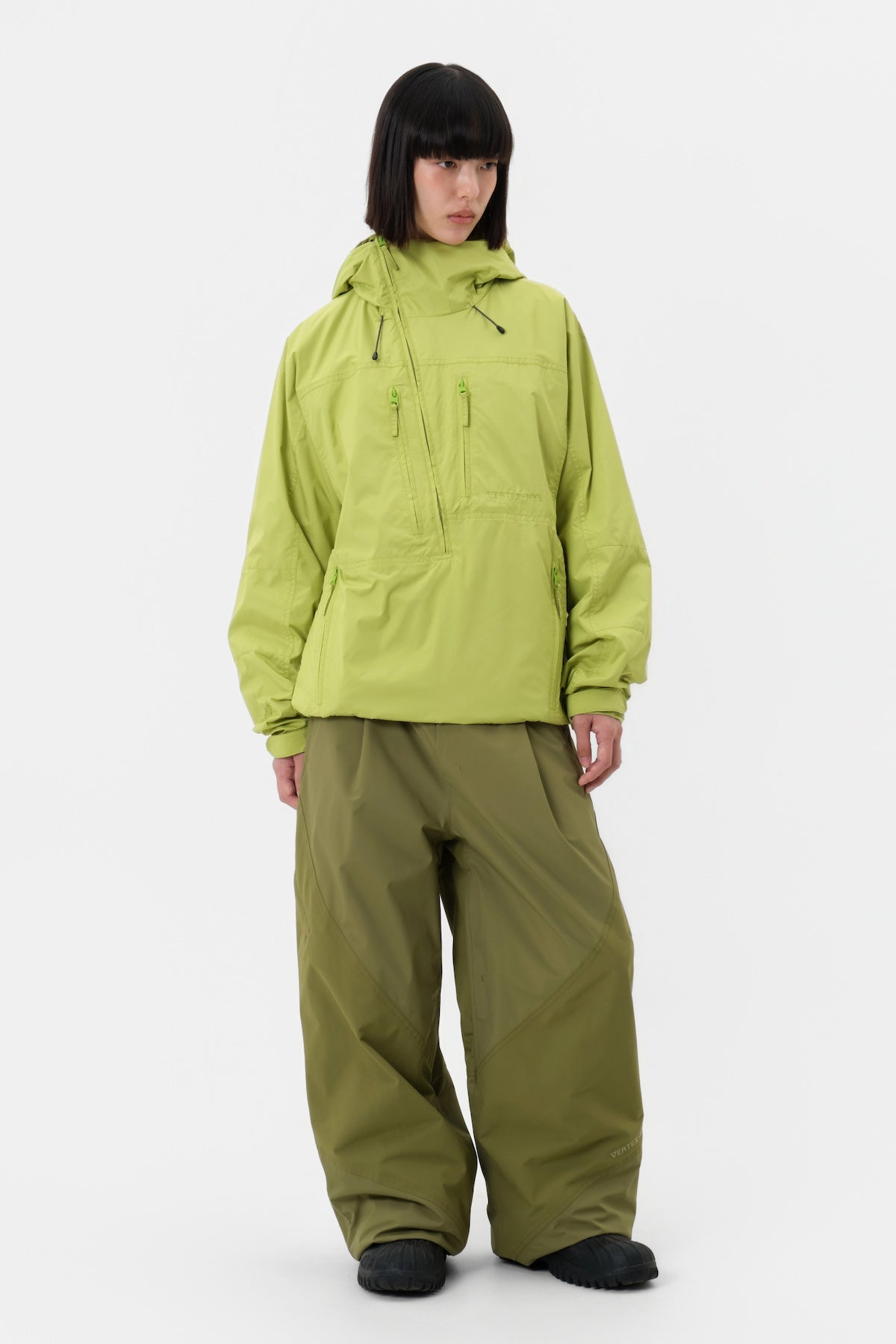 VERT VTX WIND ANORAK JACKET SLATE LIME
