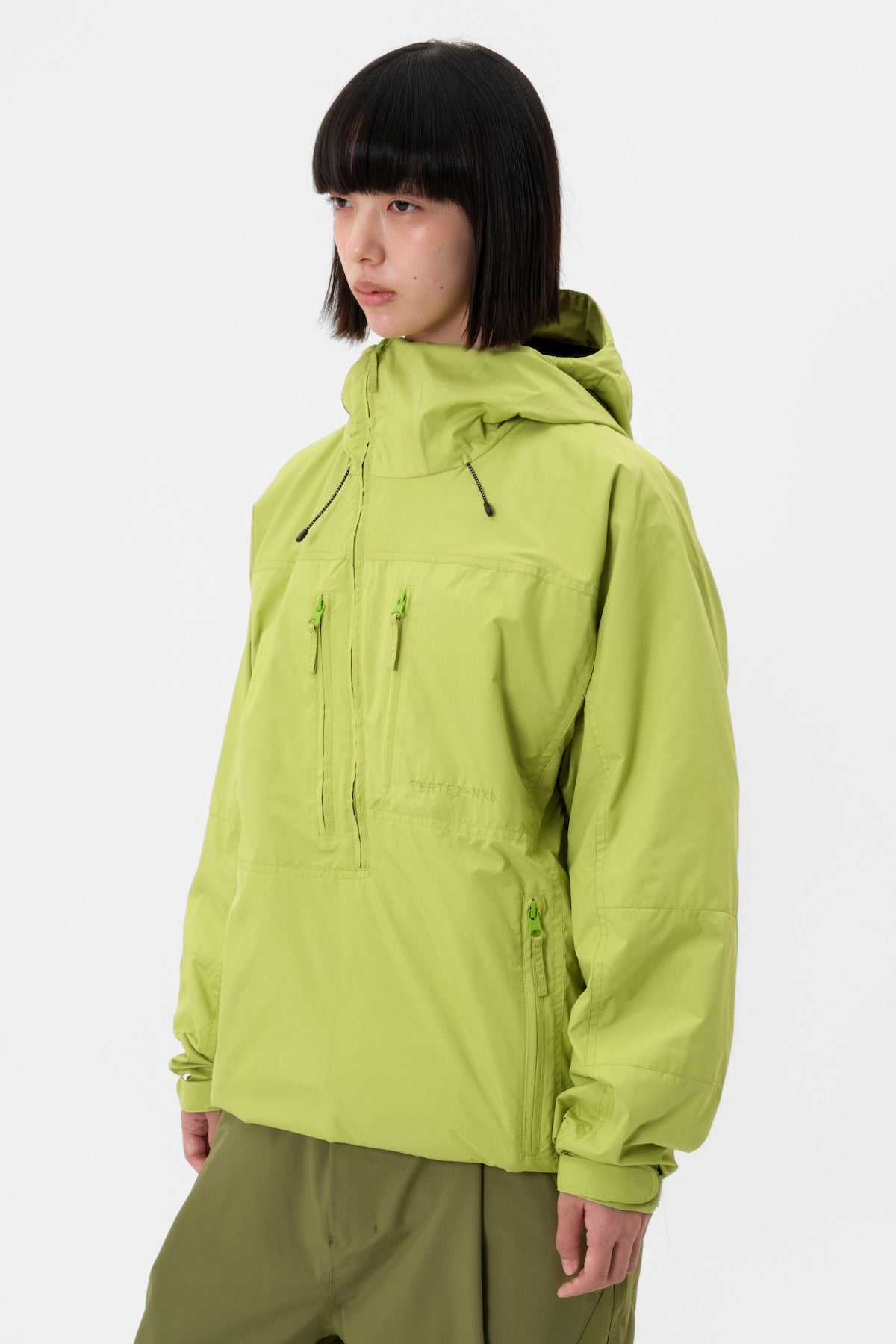 VERT VTX WIND ANORAK JACKET SLATE LIME