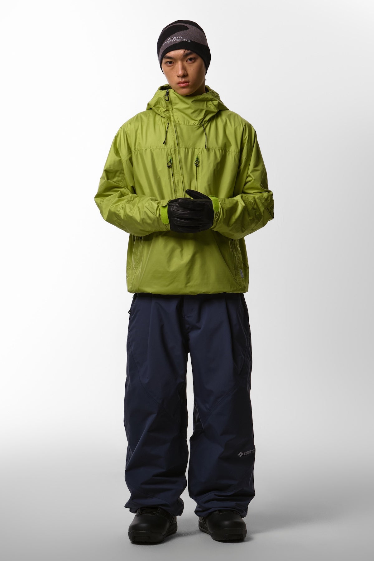 VERT VTX WIND ANORAK JACKET SLATE LIME