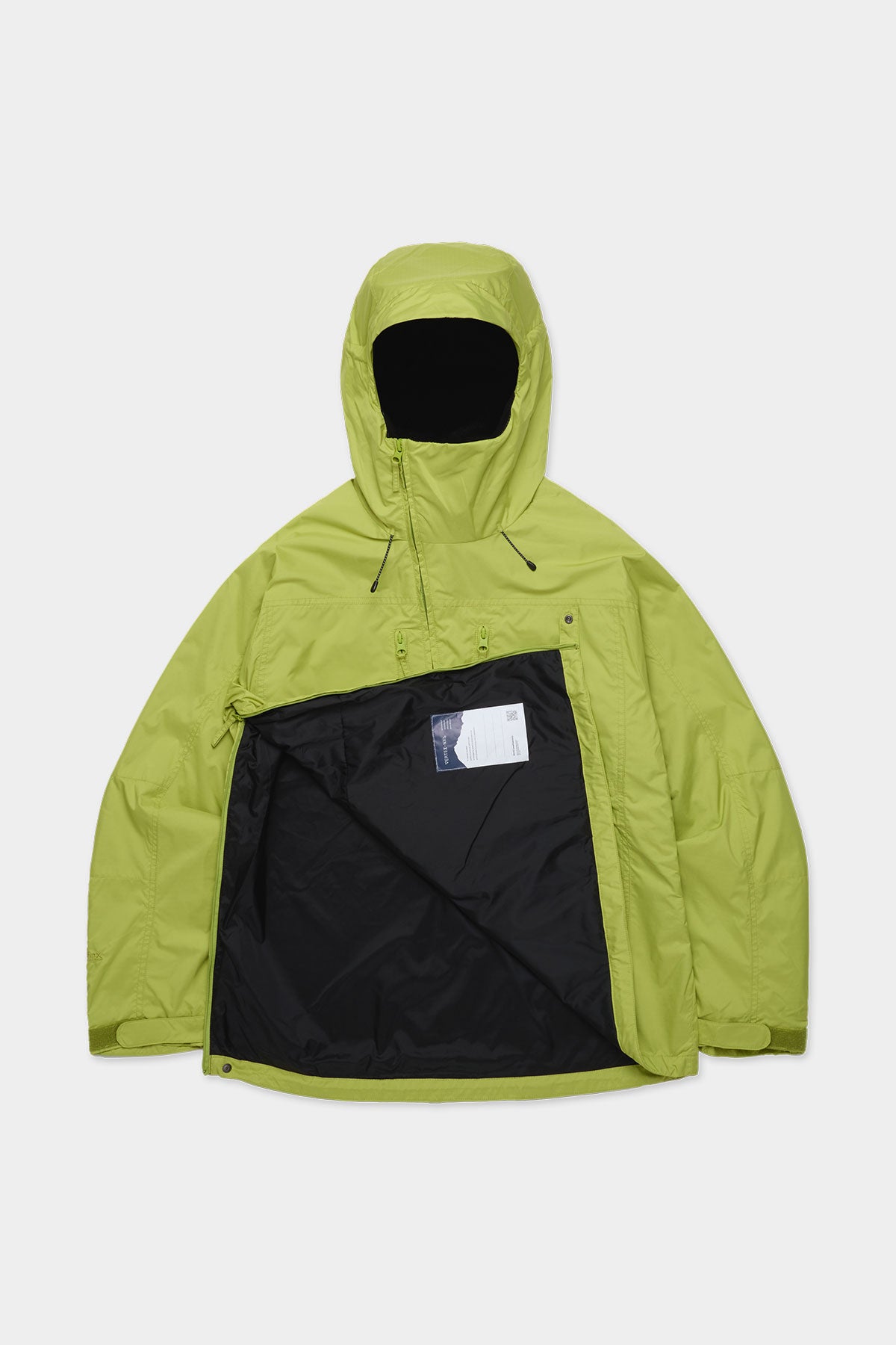 VERT VTX WIND ANORAK JACKET SLATE LIME
