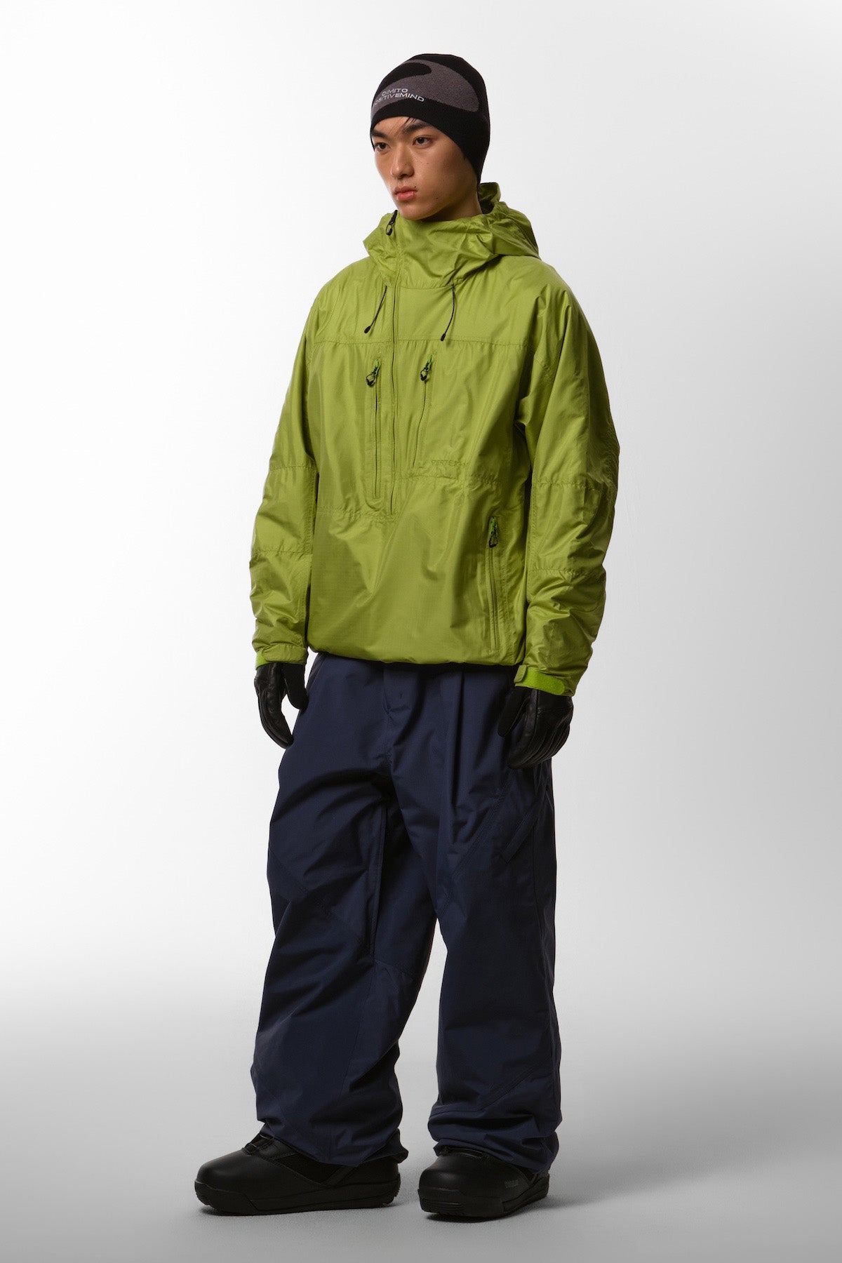 VERT VTX WIND ANORAK JACKET SLATE LIME