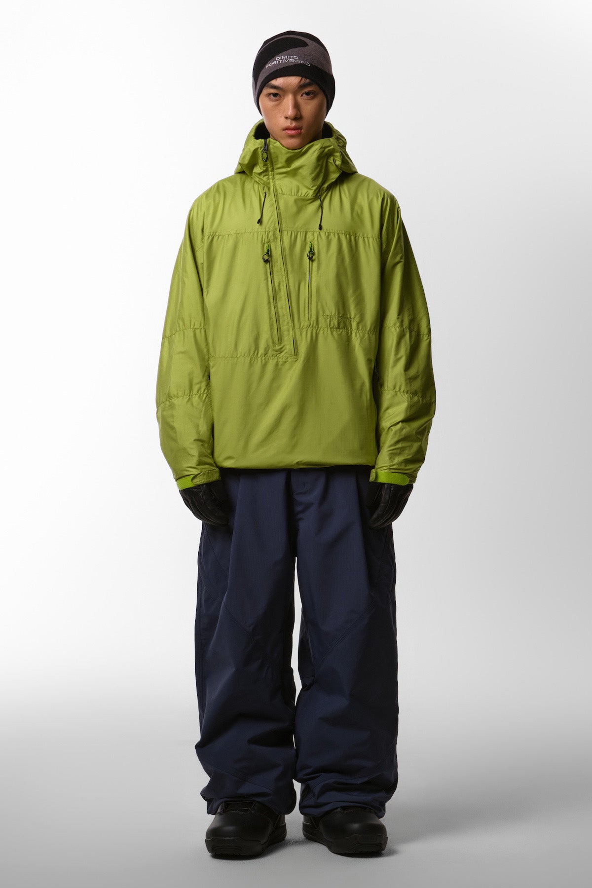 VERT VTX WIND ANORAK JACKET SLATE LIME