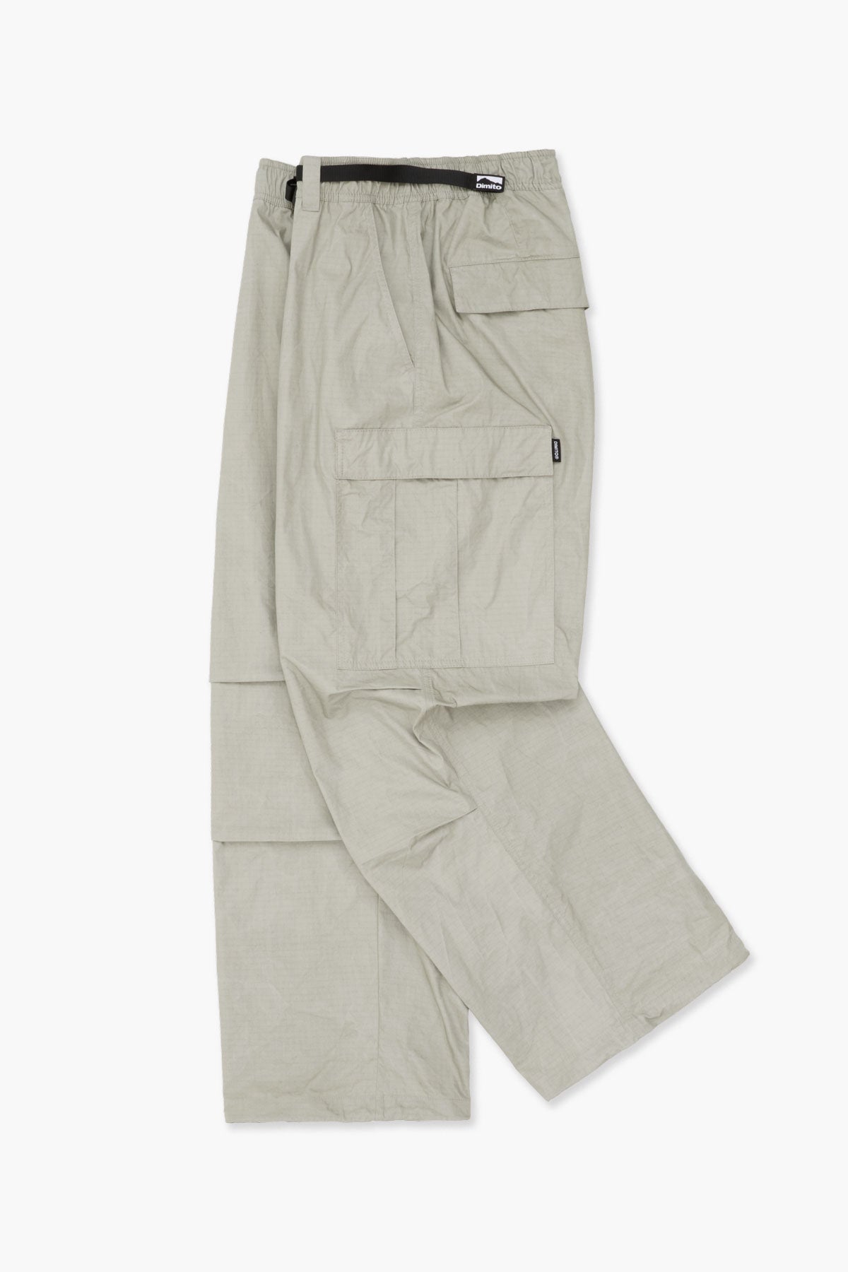 [PROMO] WASHED CARGO PANTS (LOOSE FIT) IVORY