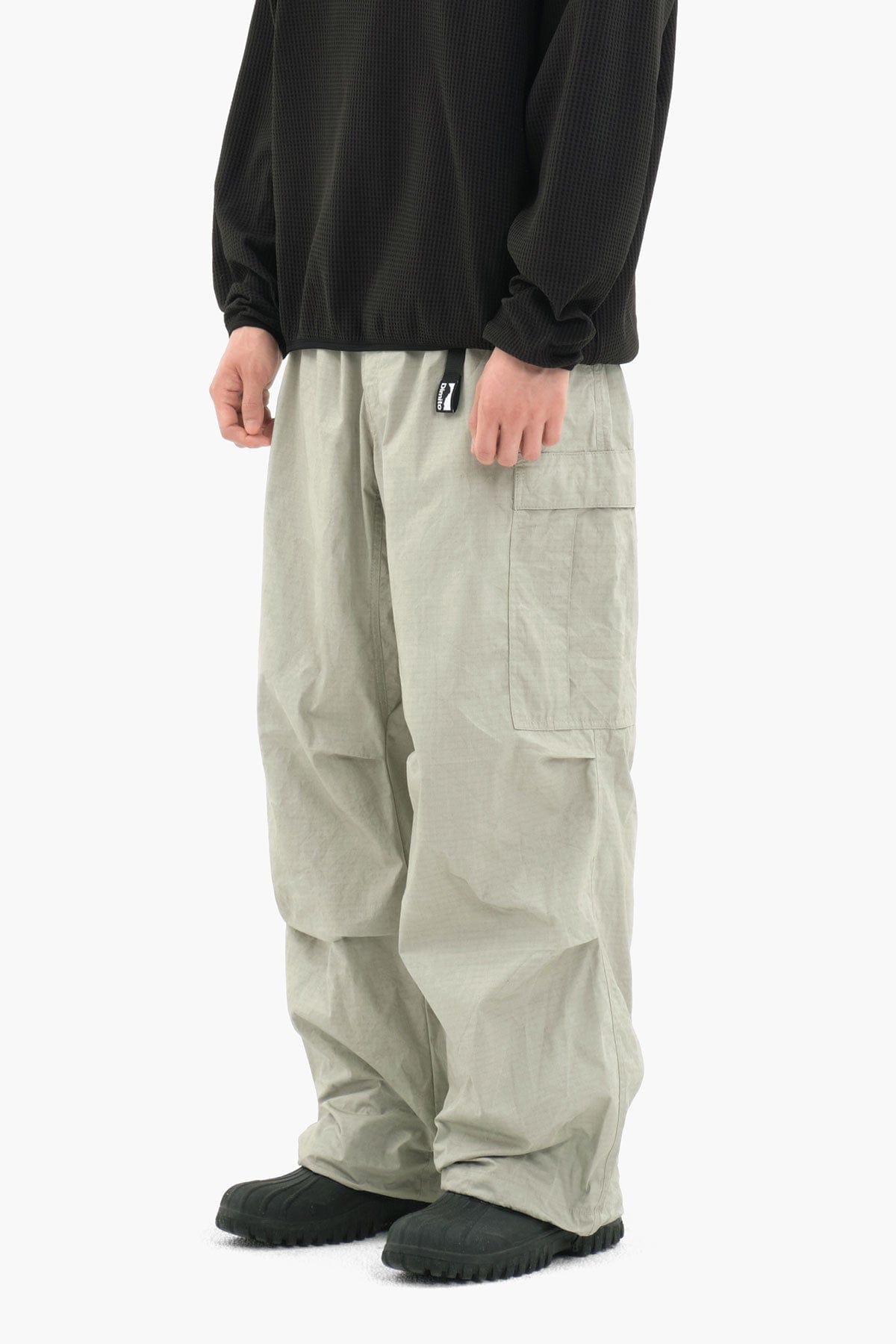 [INVITED] WASHED CARGO PANTS (LOOSE FIT) IVORY