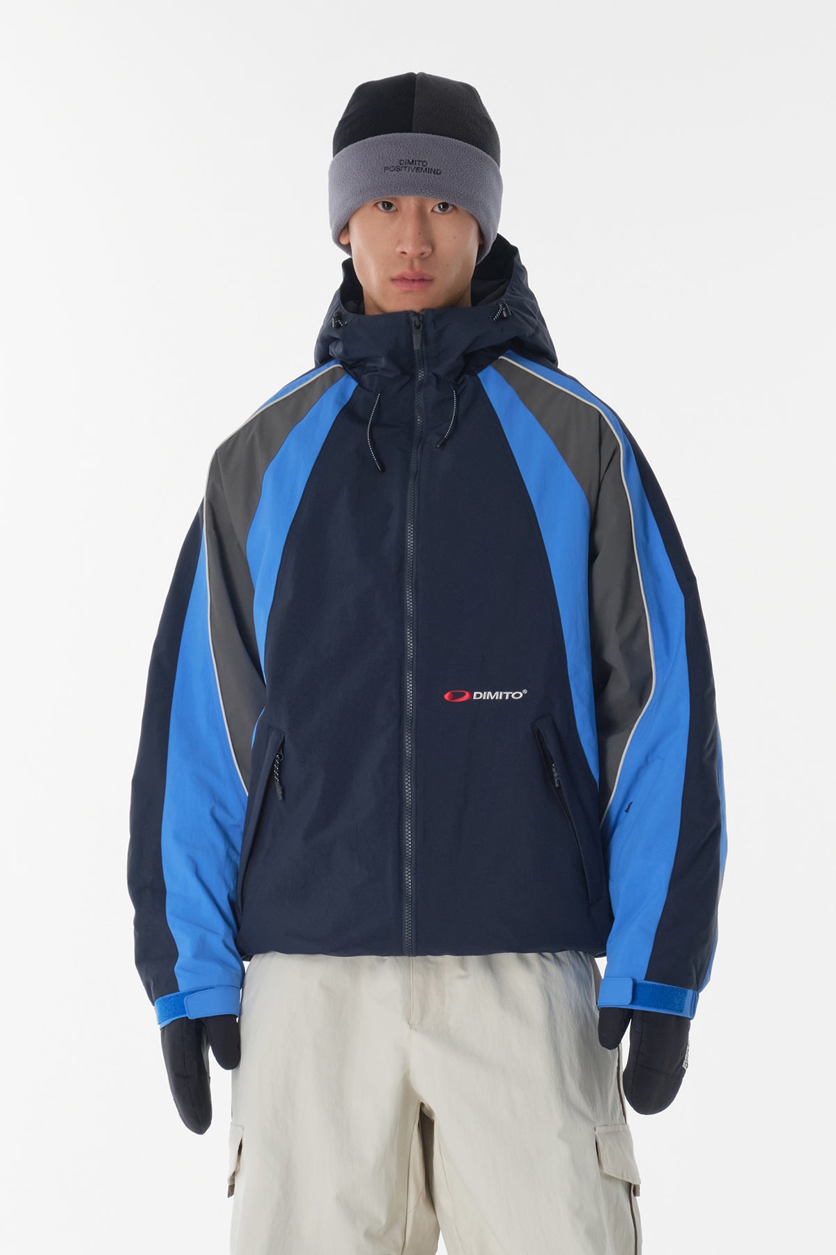 VERT WAVE PADDED JACKET DARK NAVY