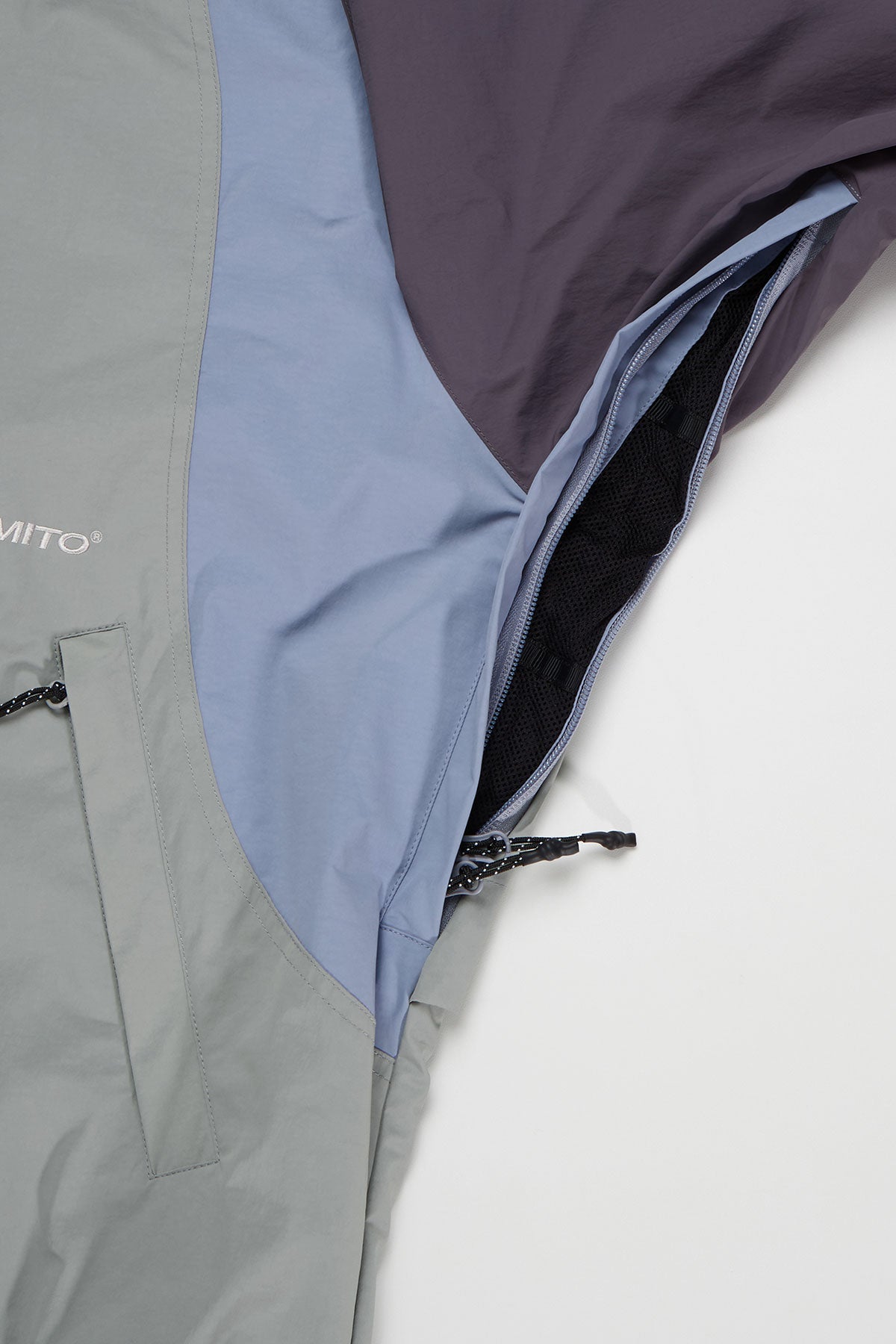 VERT WAVE PADDED JACKET SAGE GREY