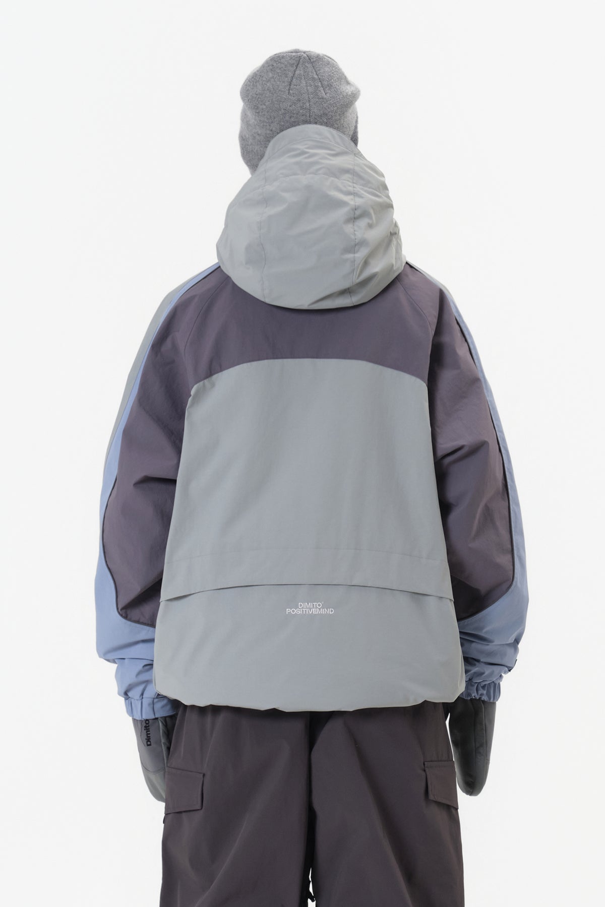 VERT WAVE PADDED JACKET SAGE GREY