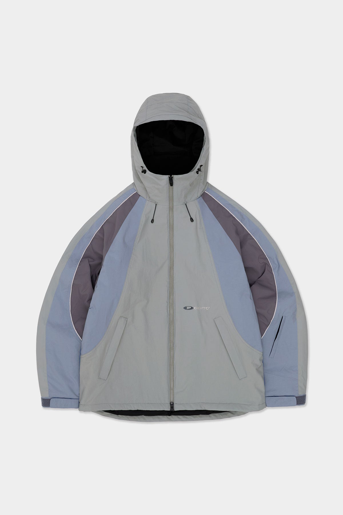 VERT WAVE PADDED JACKET SAGE GREY