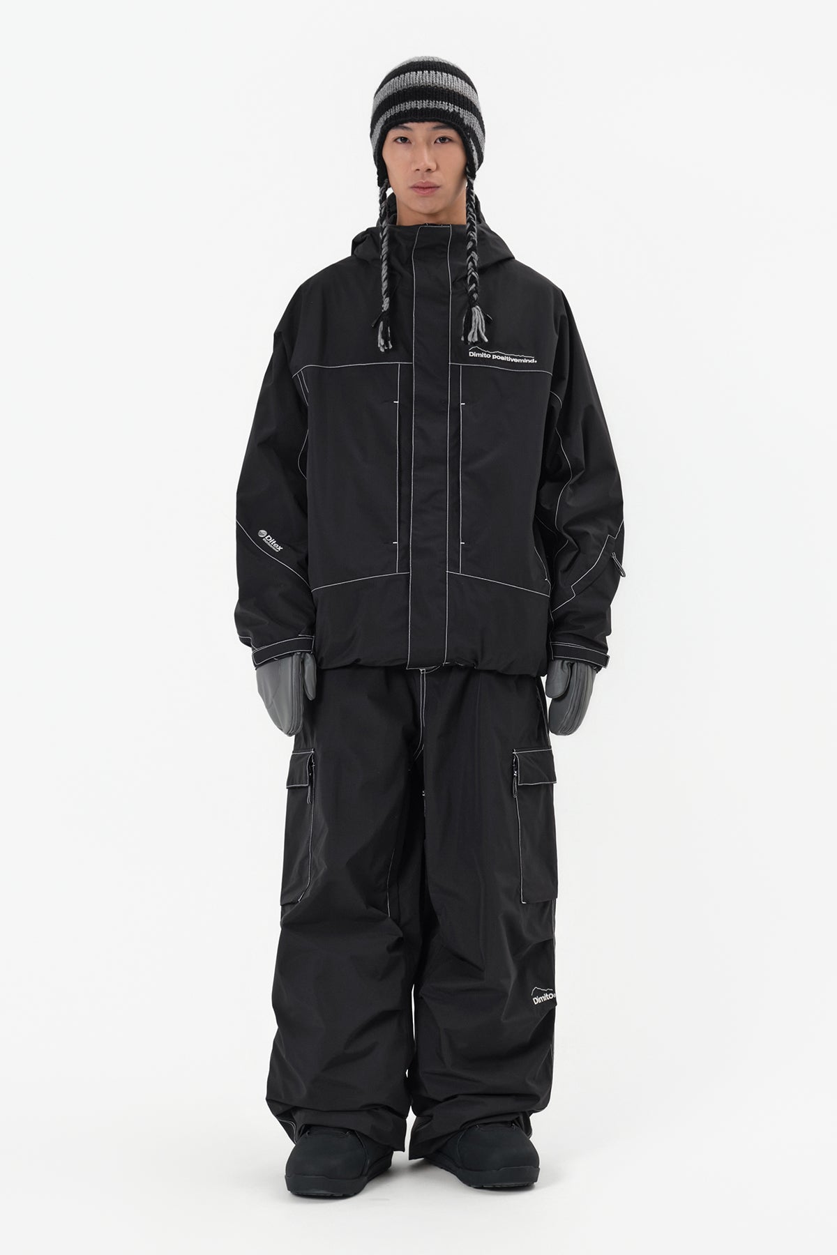 VERT WORKS LINE JACKET BLACK