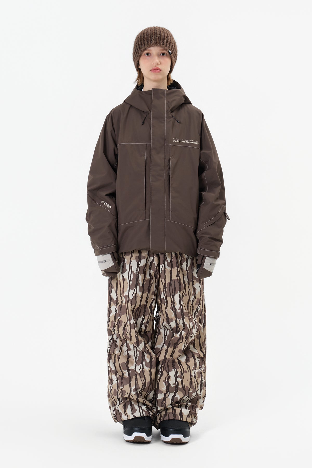 VERT WORKS LINE JACKET DARK BROWN